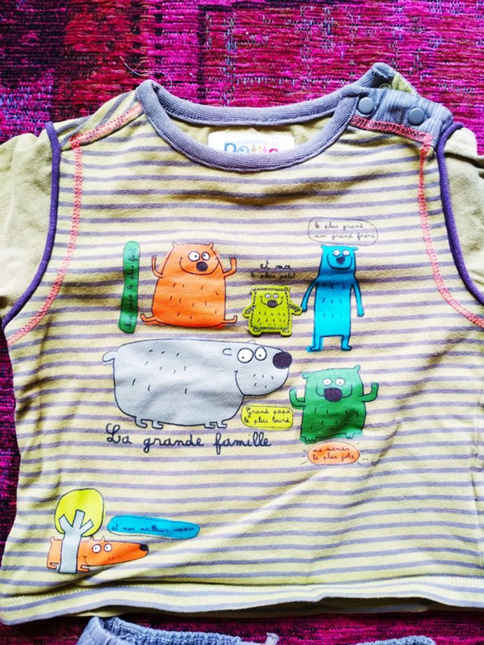 Tee-shirt et pantalon garçon La compagnie des petits - photo numéro 2