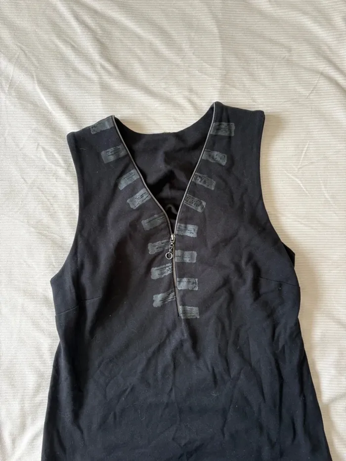 Robe longue sans manches – Cop Copine – Taille 42 – Noir - photo numéro 3