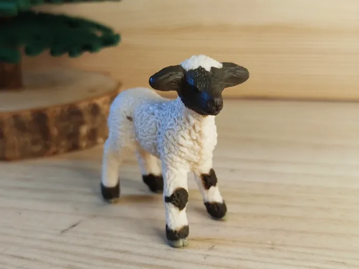 Schleich McDo Agneaux a tête noire Figurine animal de la ferme