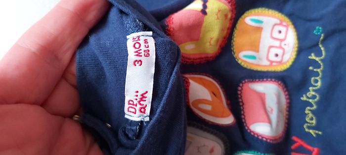 Tshirt manche longue 3 mois - photo numéro 3