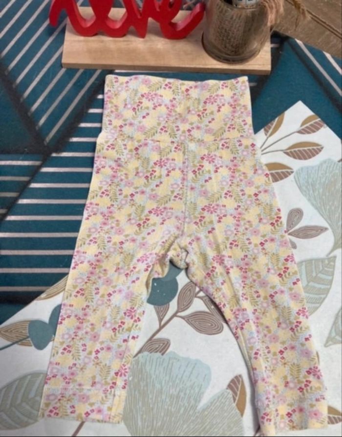 3 leggings H&M - 6 mois - photo numéro 3