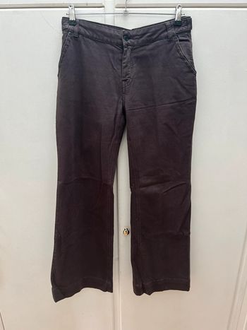 Jean pantalon pattes def d’éléphant marron - le comptoir des cotonniers taille 40 davage