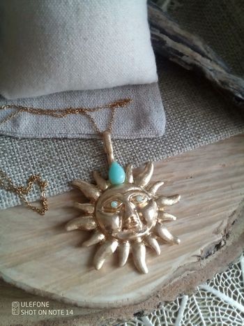 Collier soleil et amazonite naturelle