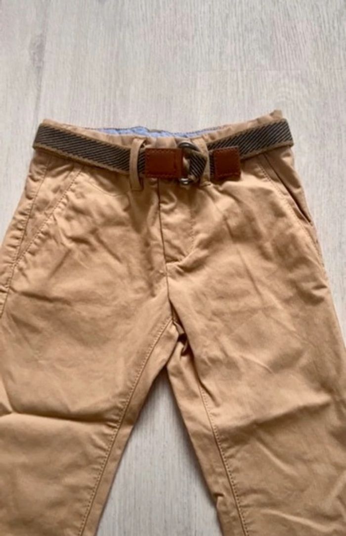 Pantalon droit avec ceinture - photo numéro 3