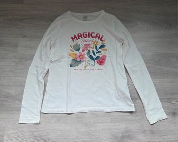 🌸 Blouse longue manche avec motif 10 ans 🌸