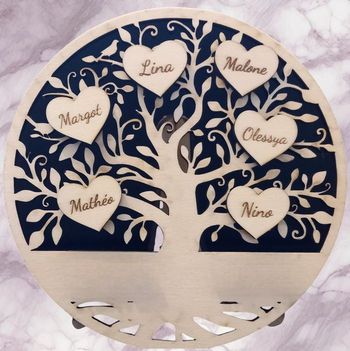 Arbre de vie personnalisable avec son socle (20cm de diamètre)