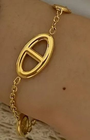 Bracelet nez de cochon acier inoxydable tendance