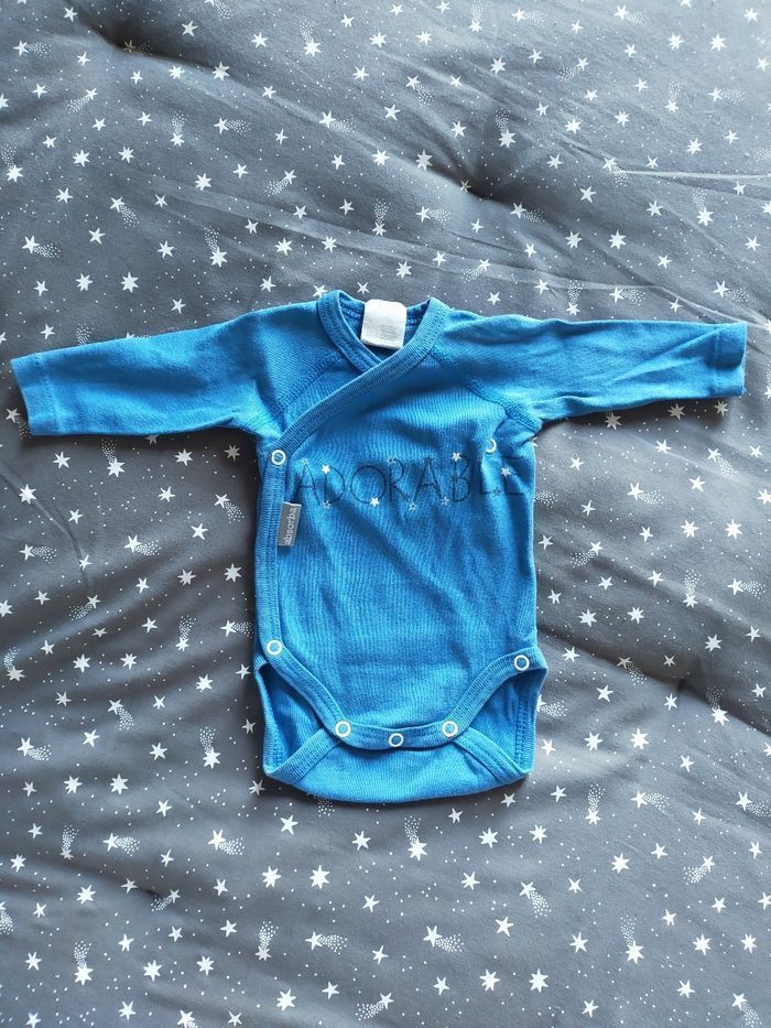 Lot de 3 bodys - taille naissance - photo numéro 2