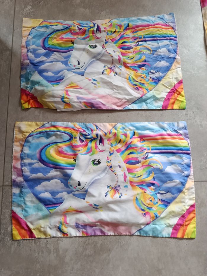 Housse de couette licorne 2 personnes - photo numéro 2