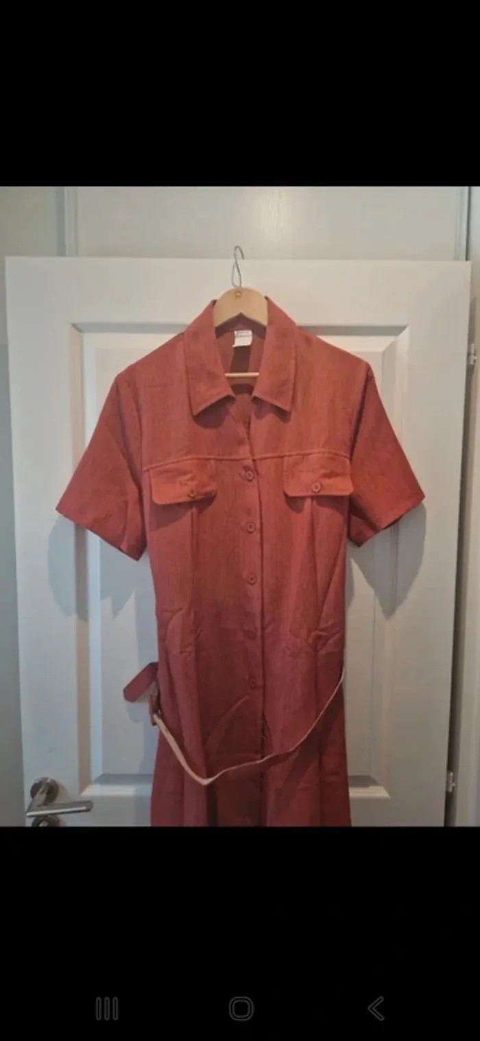 Magnifique robe vintage damart taille l tres bon etat - photo numéro 2