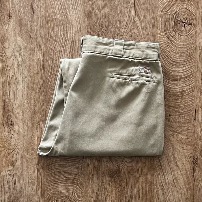 Pantalon large/baggy beige Dickies pour homme, taille W 38 (48 taille française)