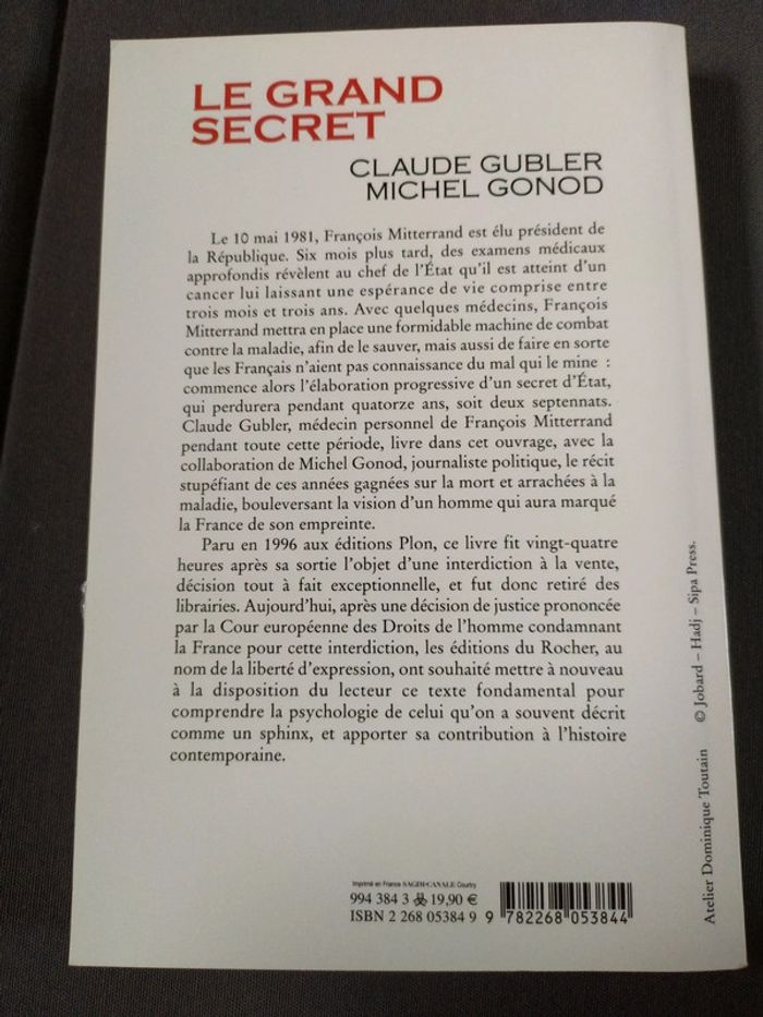 Le Grand Secret de Claude Gubler et Michel Gonod - photo numéro 2