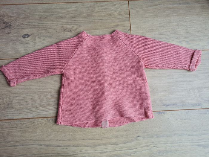 Gilet rose pailleté 12 mois TAO - photo numéro 3