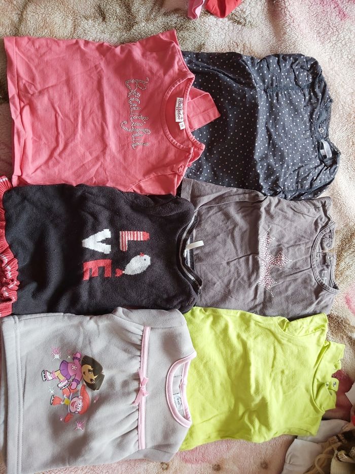 Tee-shirt fille 12 mois - photo numéro 5