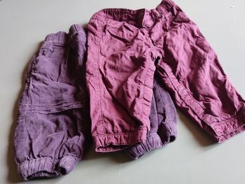 Lot de 2 pantalon fille taille 9 mois