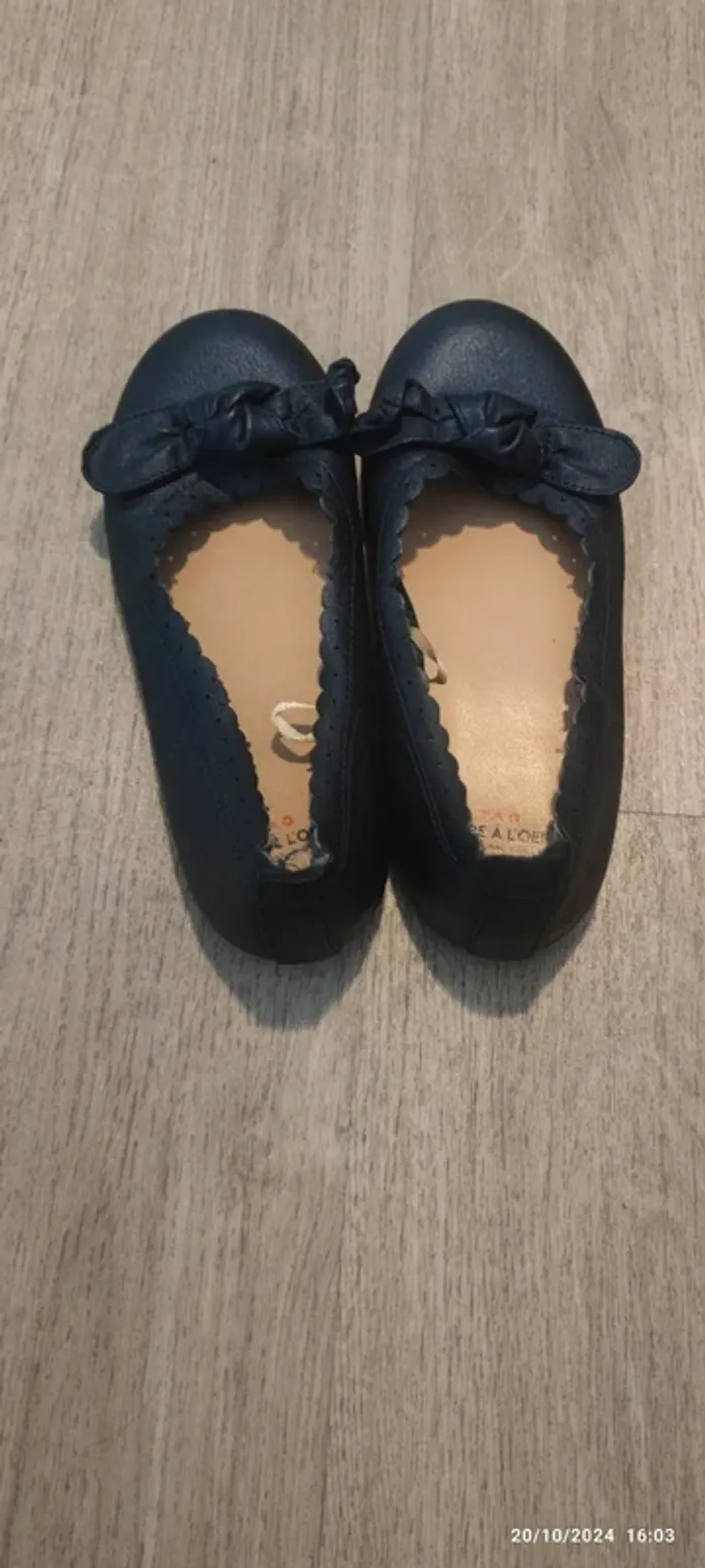 Ballerines bleu marine TAO 31 - photo numéro 3