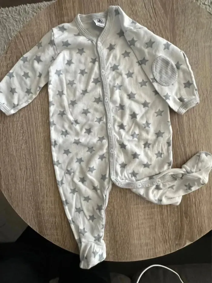 Pyjama petit bateau grenouillère été léger 6 mois 68 cm - photo numéro 2