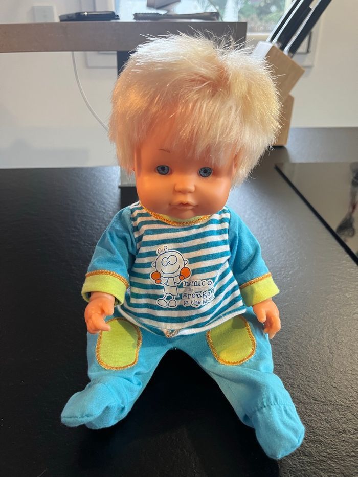 Lot poupées + couffin + lit parapluie – 2 bébés ~30 cm - photo numéro 3