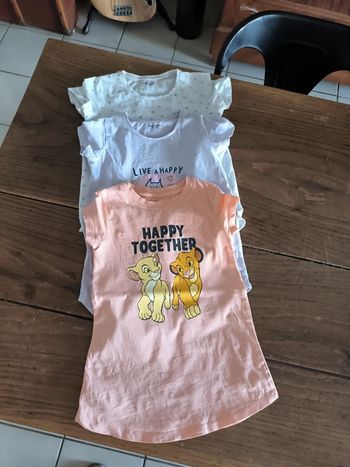 Lot de 3 chemises de nuit taille 3 ans