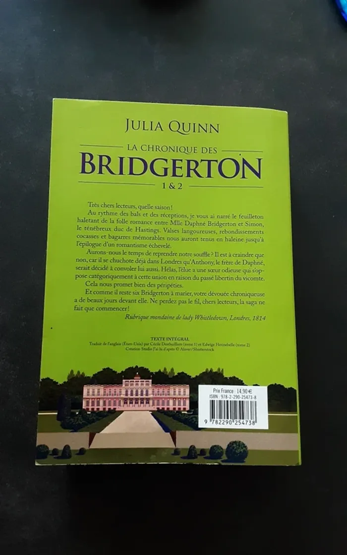 Livre chronique des Bridgerton 1 & 2 - photo numéro 2