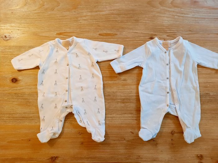 Lot de 5 pyjamas taille naissance 0 - photo numéro 2