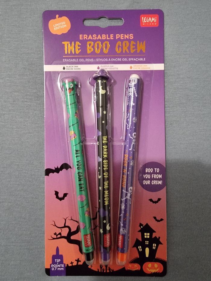 Pack 3 stylos Halloween 2025 Legami