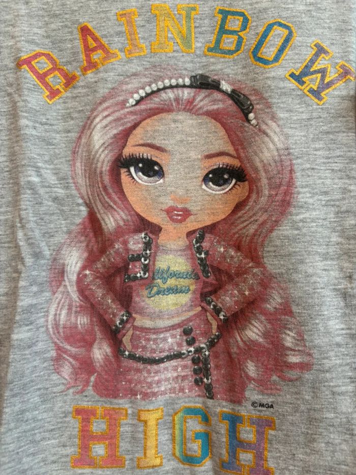 T-shirt Rainbow High Bella 6/7 ans - photo numéro 2