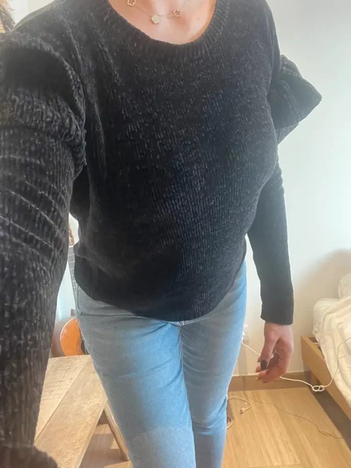 Pull pilou pilou volant - photo numéro 6