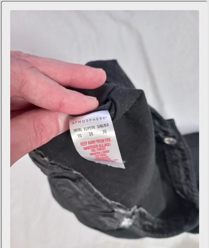 Pantalon noir M Atmosphere (Primark) - Coupe ajustée - Tissu confortable - photo numéro 5