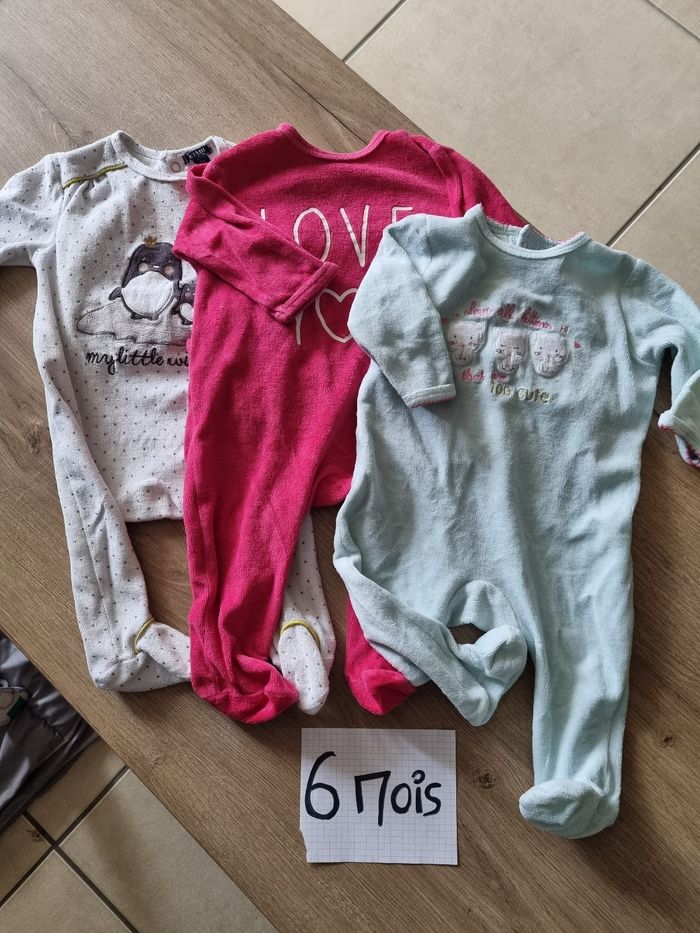 Lot de 3 pyjamas