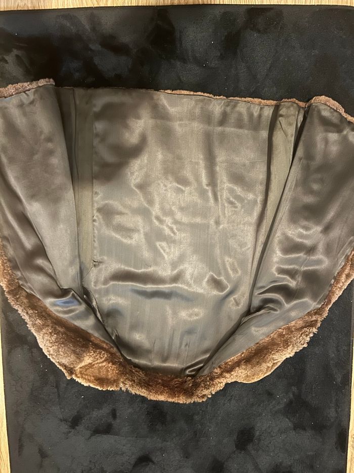 Manteau femme en mouton doré vintage - photo numéro 6