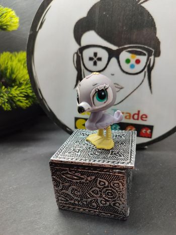 Lps01158 Toys Figure Figurine  Bird Mouette Seagull Goéland Tm & Mga Gris Violet