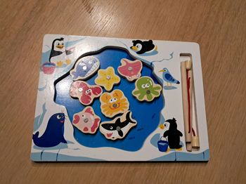 Jeu pêche à la ligne bois