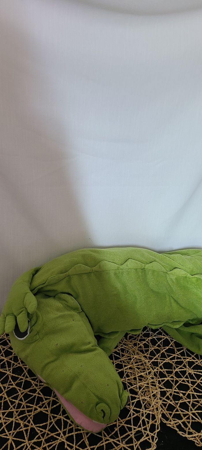 Peluche crocodile ikea grelot - photo numéro 3