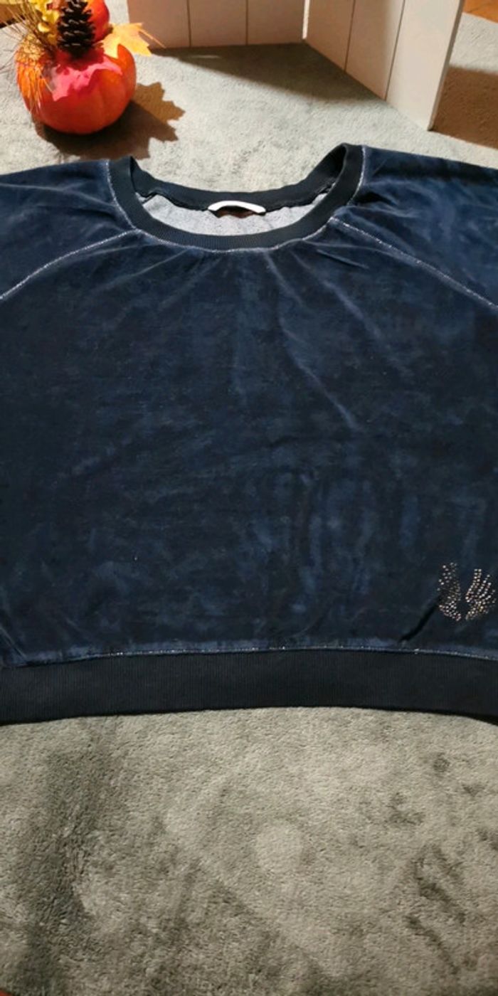 Pull toucher velours Camaïeu - photo numéro 2