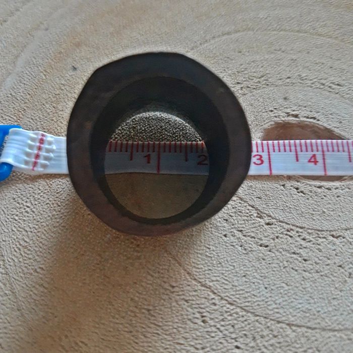 Bijoux bohème ethnique :bague allongée bois marron foncé - photo numéro 3