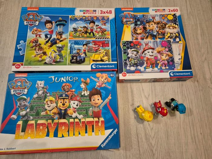 Lot de jeux, jouets, puzzle pat patrouille