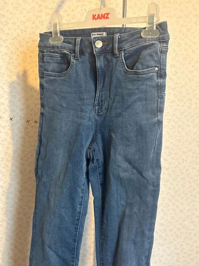 Jeans mon skinny bi stretch taille 34 marque camaïeu - photo numéro 2