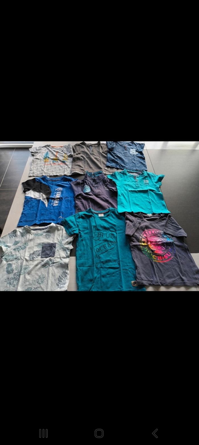 Lot 18 tee shirts manches courtes garçon 4ans - photo numéro 2