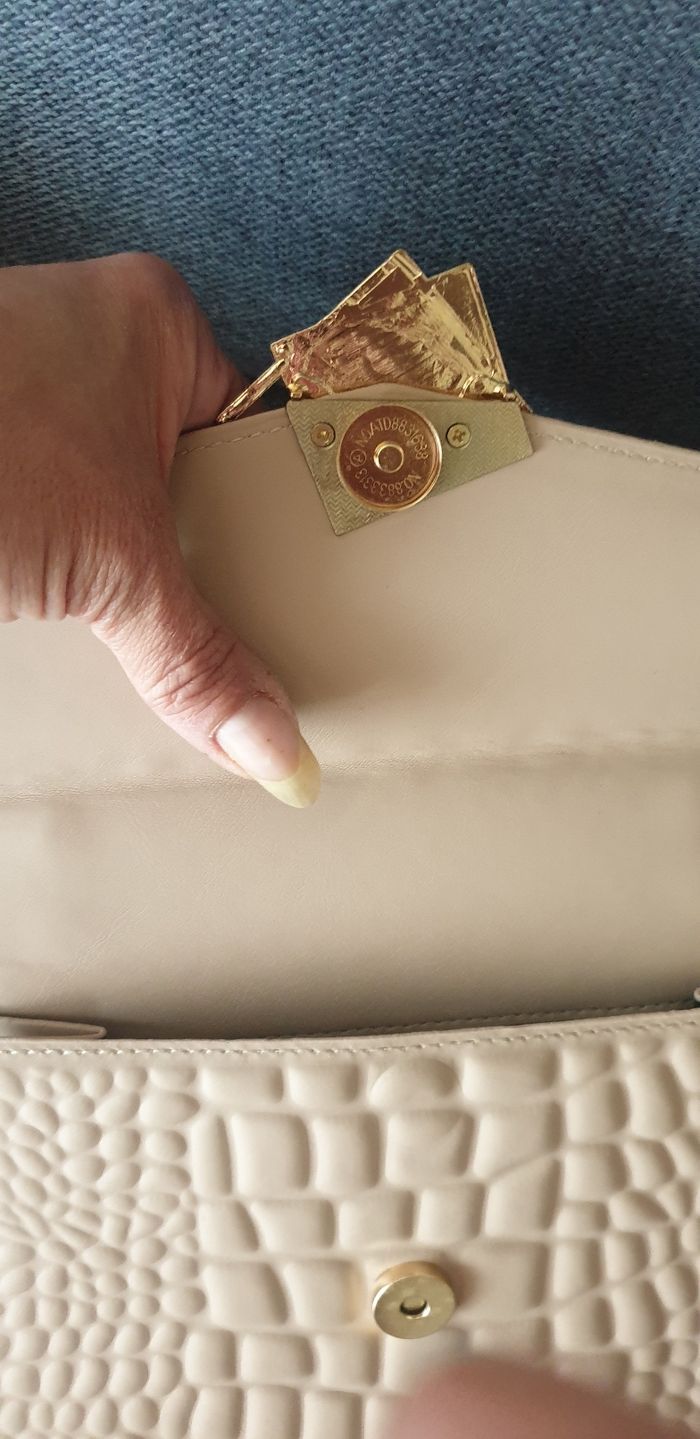 Sac à main crème - photo numéro 4