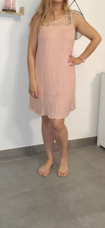 Robe strass dentelle