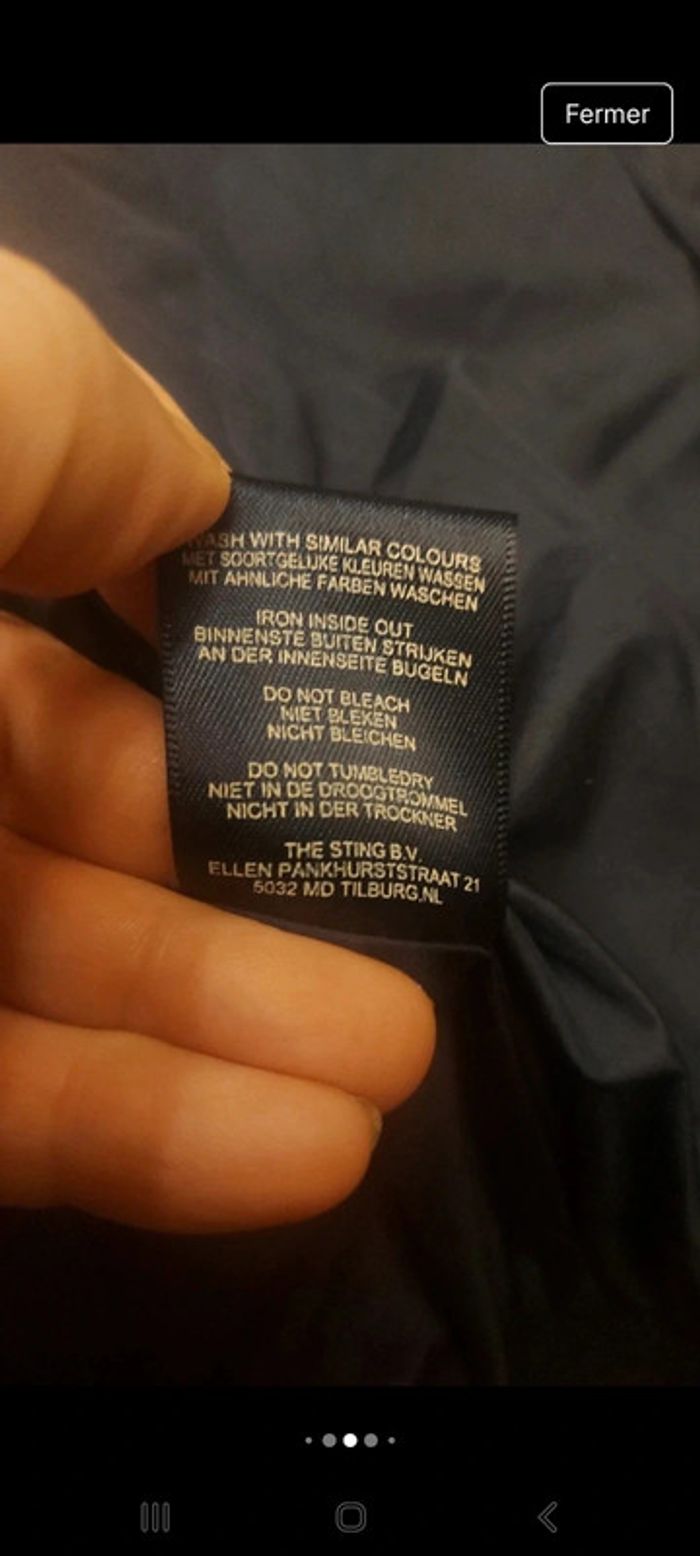 Jolie Veste coupe vent Bien Bleu taille M - photo numéro 6