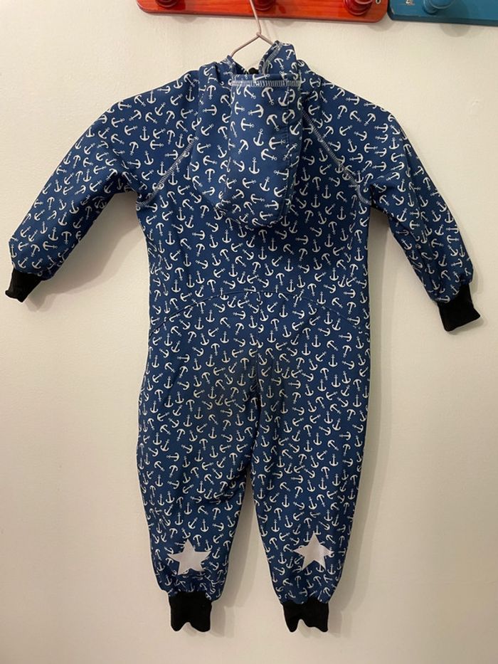 Combinaison de pluie IELM 104cm (3-4 ans) bleu ancres