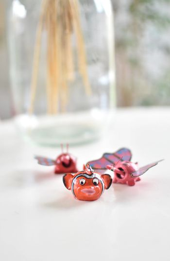 Trois figurines animaux