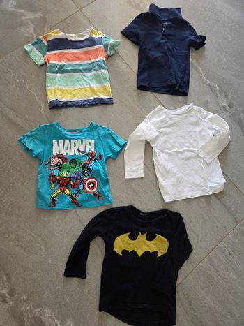 Lot tshirts 2/4 ans