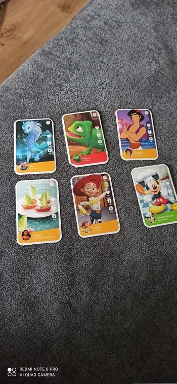 6 cartes Disney cuisinons en famille