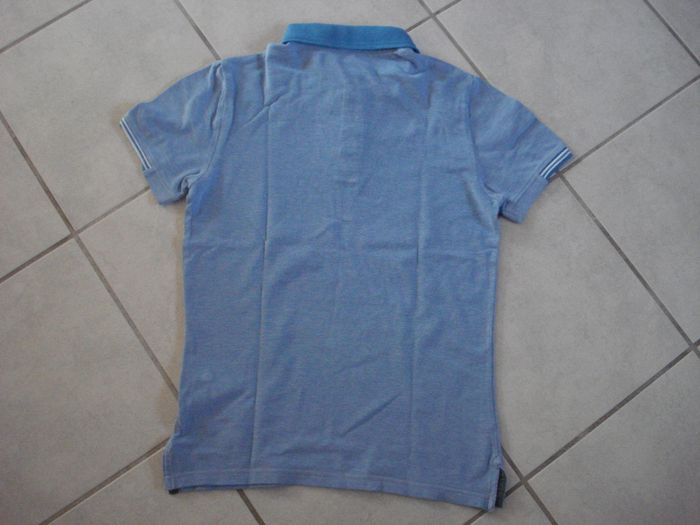 Polo MC bleu ciel CELIO Taille S - photo numéro 4