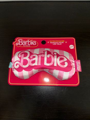 Bandeau masque pour les yeux en satin Barbie Mattel