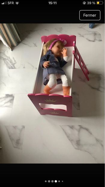 Lit superposé aimantine  avec bb