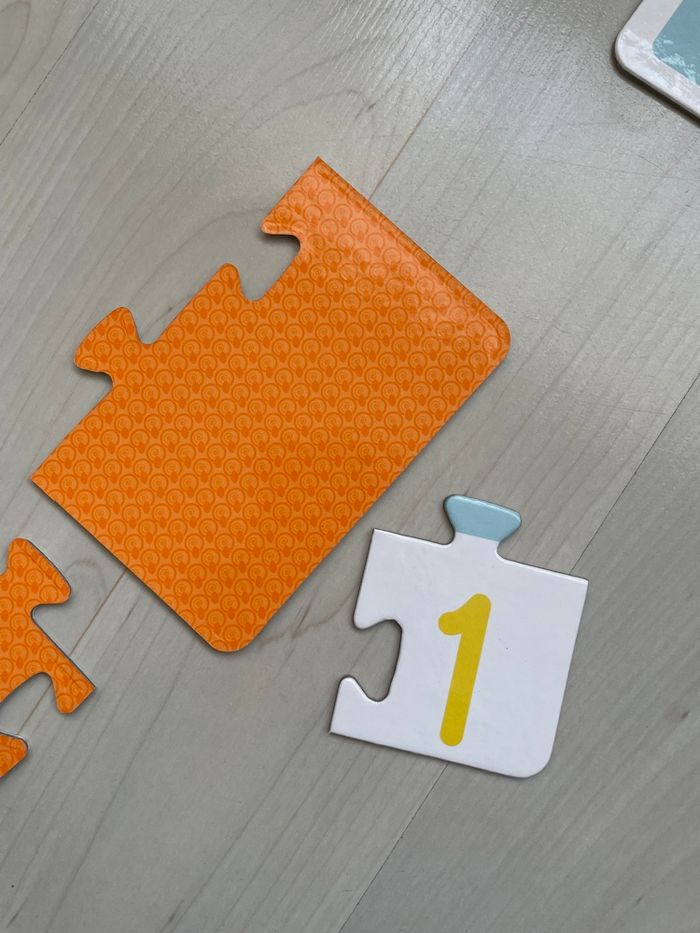 Jeu neuf : boite éducative de 10 puzzles de 3 pièces à assembler - photo numéro 8